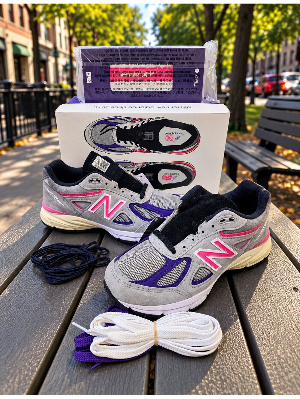🔥🔥🔥 KITH NEW BALANCE 990V4 SIZE 6 SKU# M990KT4 UNITED ARROWS N SONS BRAND NEW